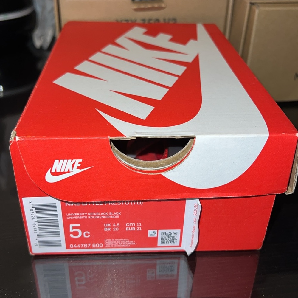 Nike Little Presto TD sneaker 844767-600 Size US 5 C - Picture 2 of 7